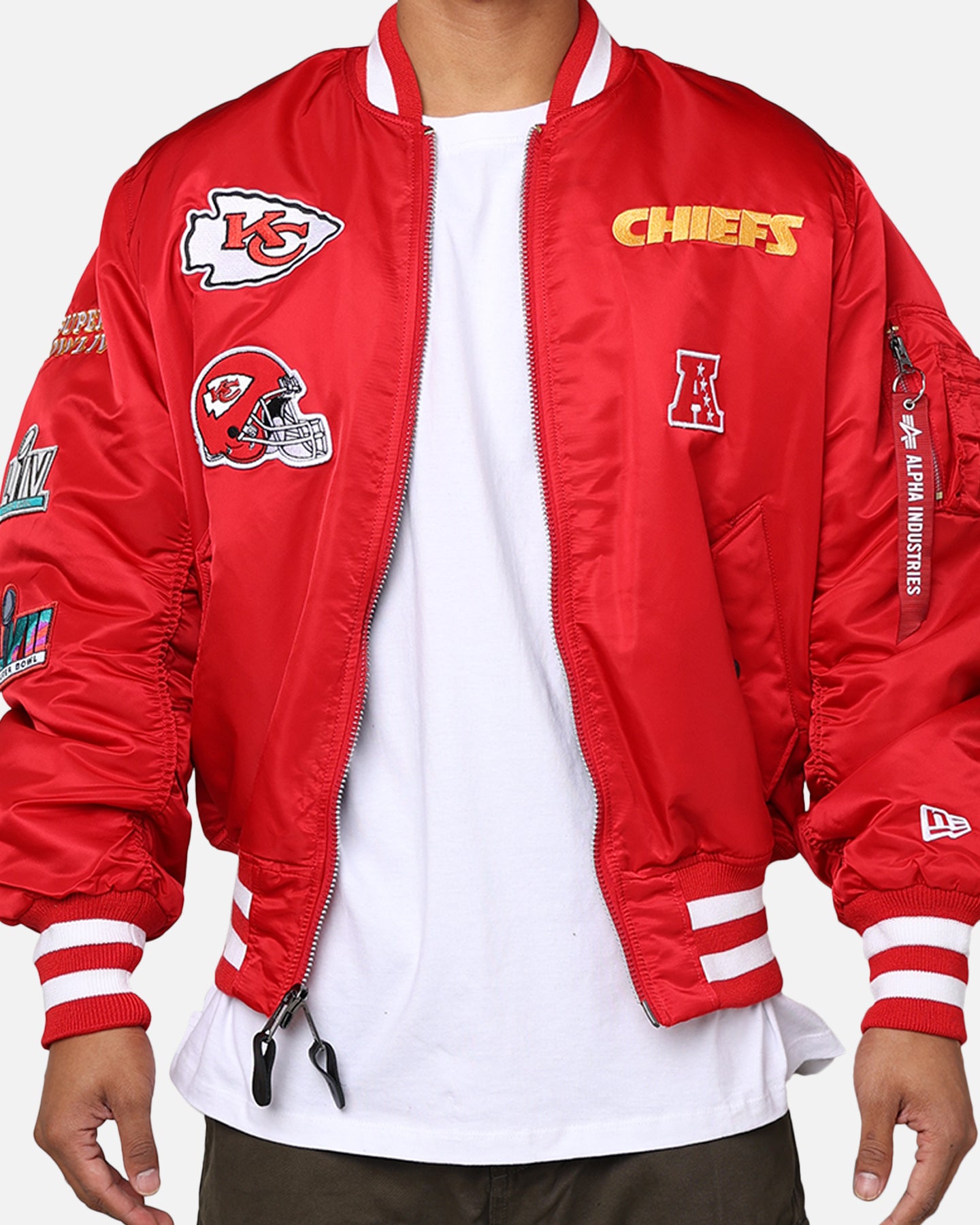 New Era X Alpha Series X NFL Kansas City Chiefs MA-1 Bomber Jacket