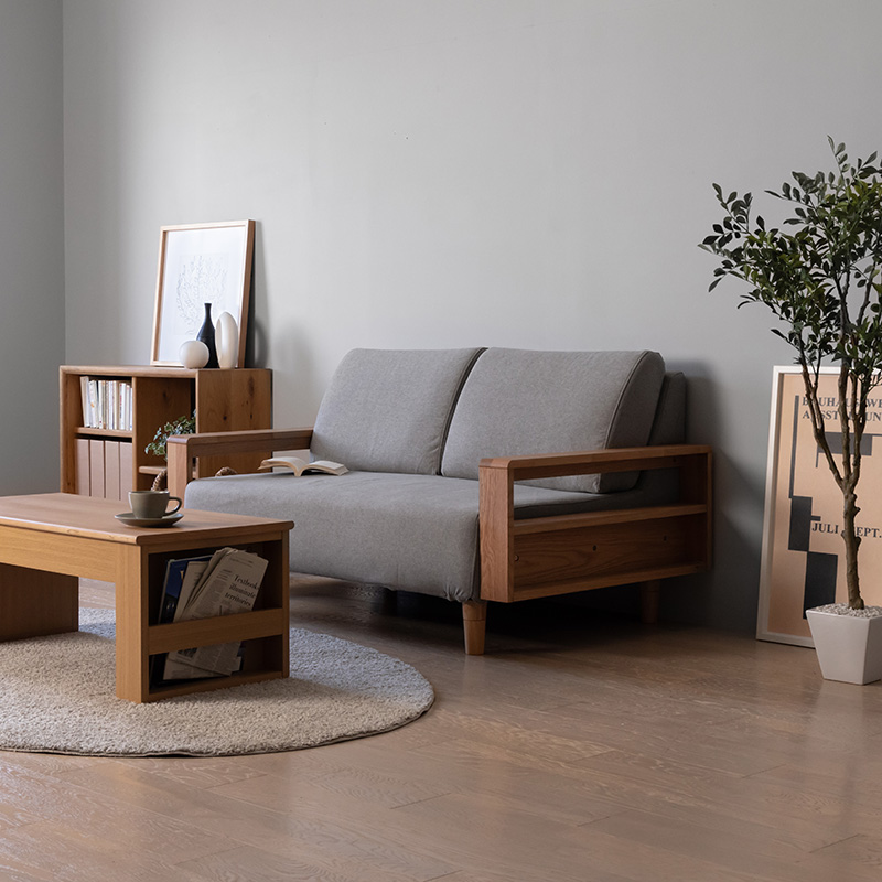 2人掛けソファー「Nicole(ニコール)」/ウッドフレーム | 家具