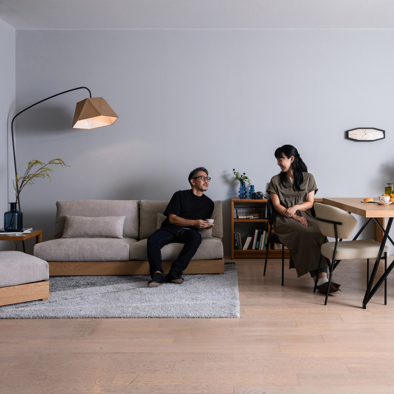 2人掛けソファー「Lire(リール)」/肘なし | 家具・インテリア通販の