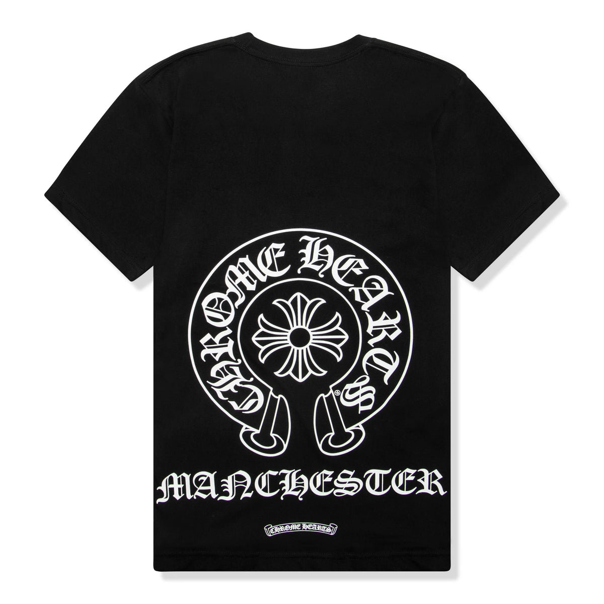 Chrome Hearts Manchester Exclusive Horse Shoe Pocket Logo Black T