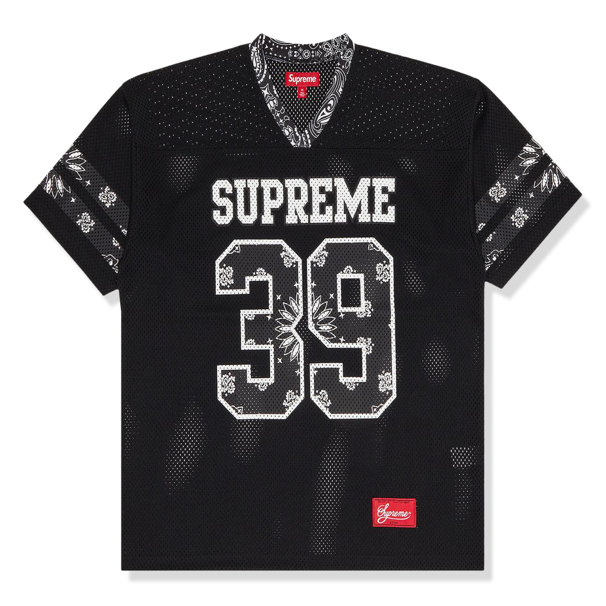Supreme Bandana Black Football Jersey | SS25KN94 BLACK