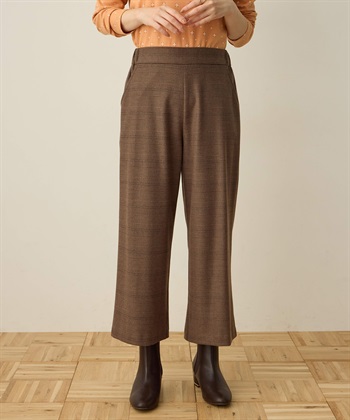 裏起毛ワイドパンツ58cm丈 DECOY｜クロスプラス公式通販サイト