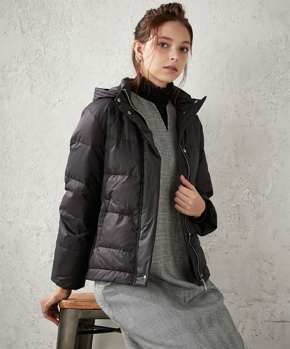 フード付き ダウンジャケット LE SOUK HOLIDAY｜クロスプラス公式通販