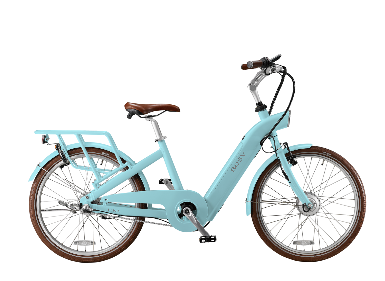 BESVの電動アシスト自転車「CF1 LENA」に、新色「ターコイズブルー」が