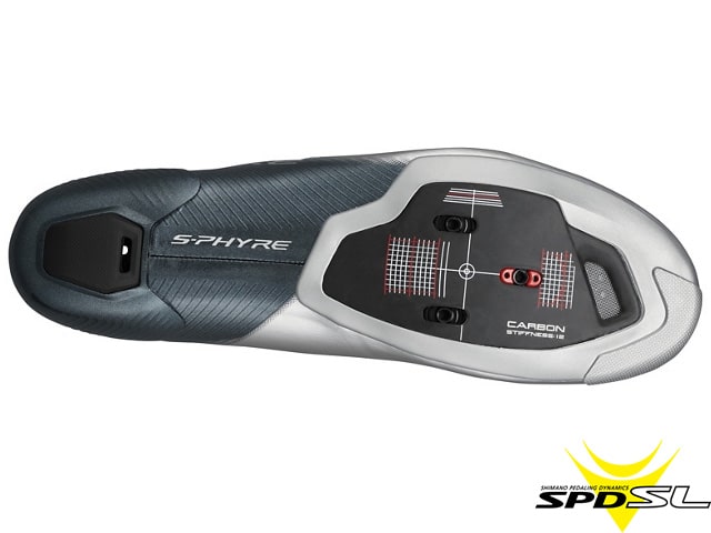 シマノ RC9S（SH-RC903S）シルバー SPD-SL ロードシューズ【ワイド
