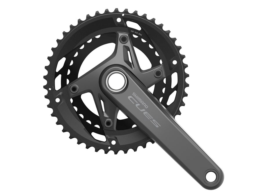 シマノ CUES FC-U6010-2 クランクセット 46/32T（2x11S） | SHIMANO |