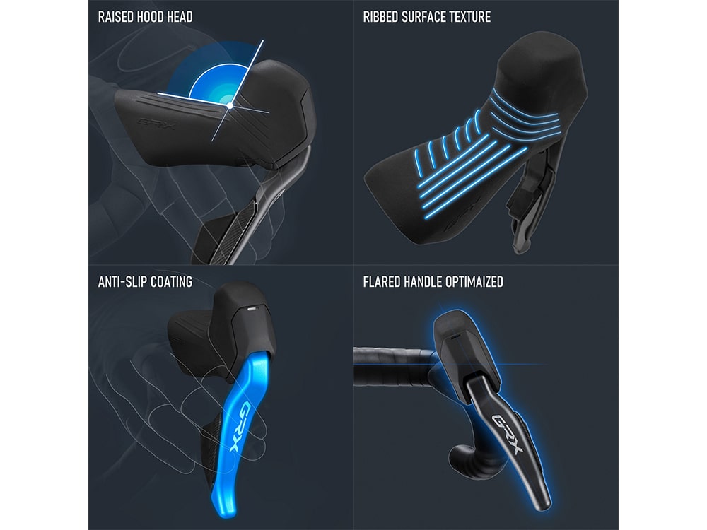 シマノ GRX Di2 ST-RX825-L 油圧ブレーキ STIレバー 左レバーのみ（2S