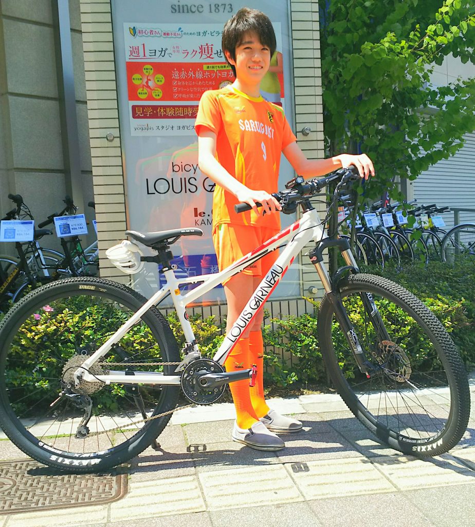 軽快車からいきなりの本格的マウンテンバイクに🚲 ルイガノ上馬