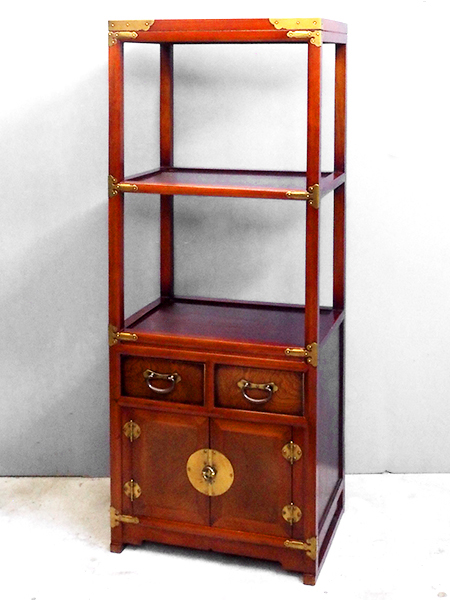 お買い得！ 李朝飾り棚　アンティーク 韓国家具 卓子 本棚 飾り棚 五段卓子 李朝Antique Sam's Collection