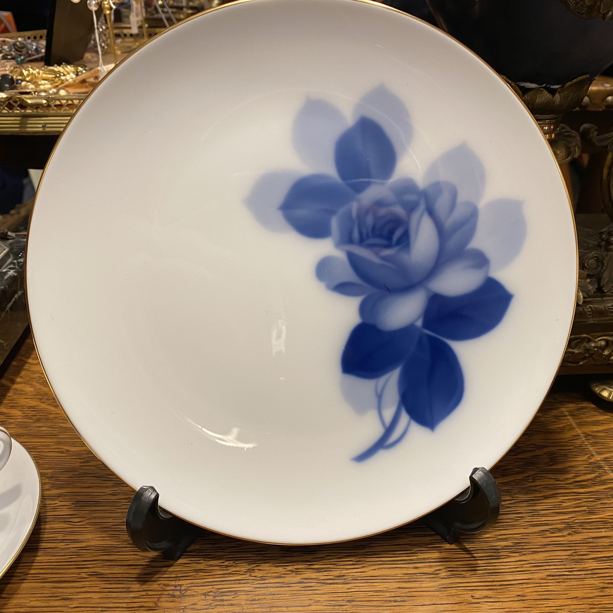 Blue Rose 大倉陶園 23cm ミートプレート | Antique Nanae