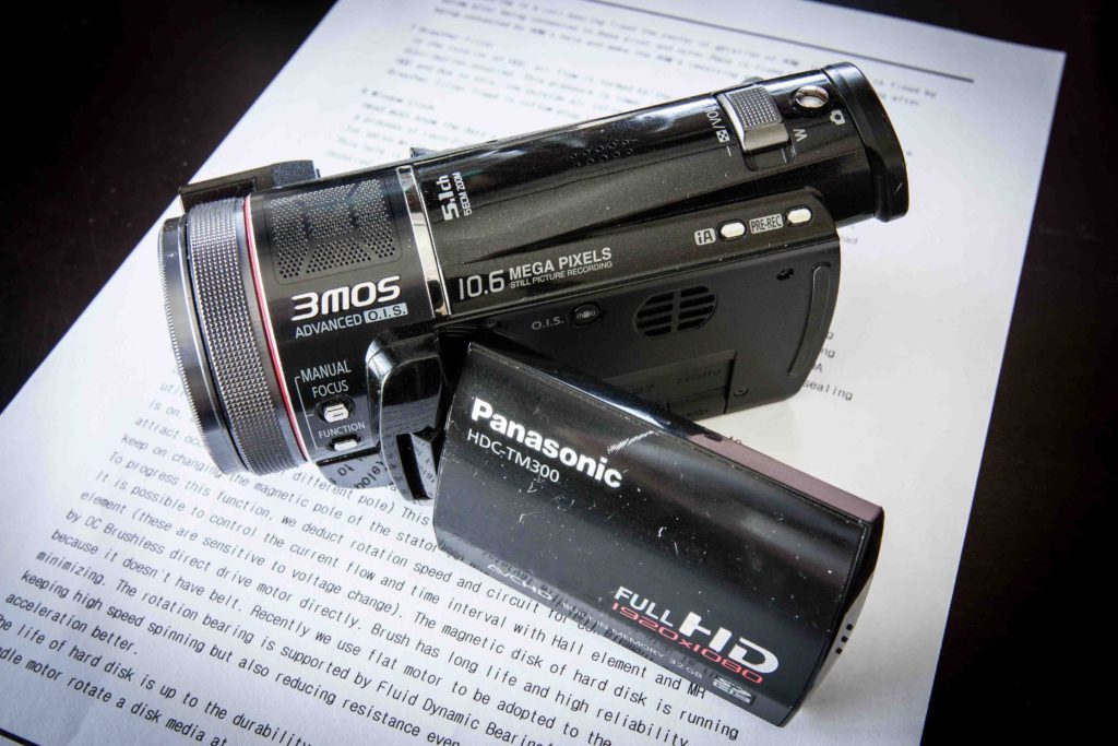 HDC-TM300(Panasonic)ビデオカメラ水没品データ復旧依頼：東京都板橋区