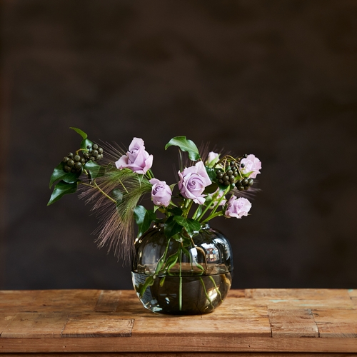 HOLME GAARD(ホルムガード)/Primula Vase smoke H12.5 | 青山フラワー