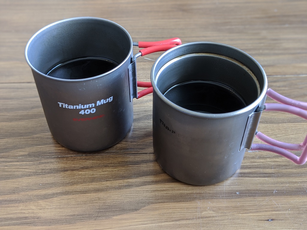 エバニュー(Evernew)のチタンマグカップ300FH＆400FHを10年使ってきた