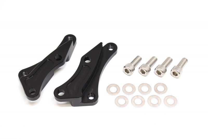 キャリパーサポート ブラック (65mmピッチ4PAD&STDローター径用) | ACTIVE