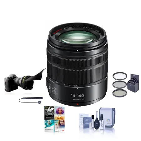 Panasonic LUMIX G Vario 14-140mm f/3.5-5.6 II Lens for MFT with PC