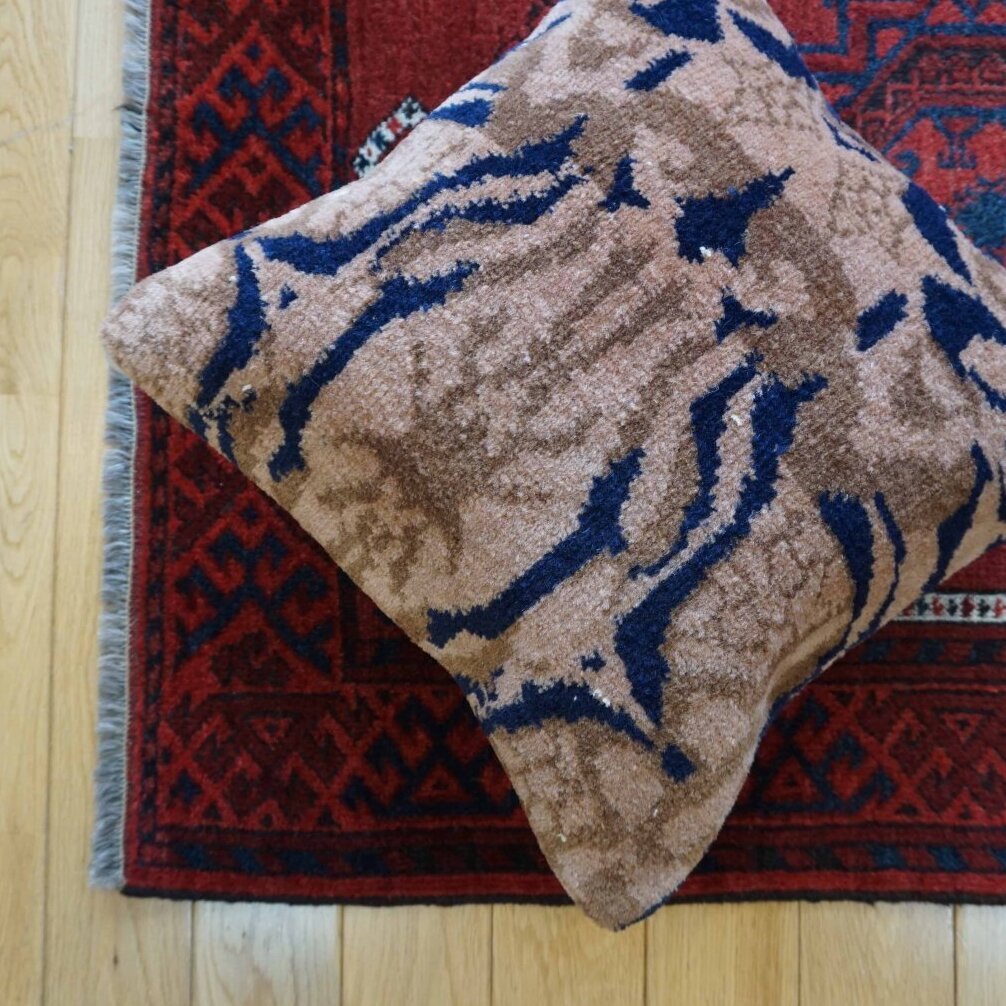 アンティーク絨毯クッションカバー 40×40cm - abraj（アブラッシュ