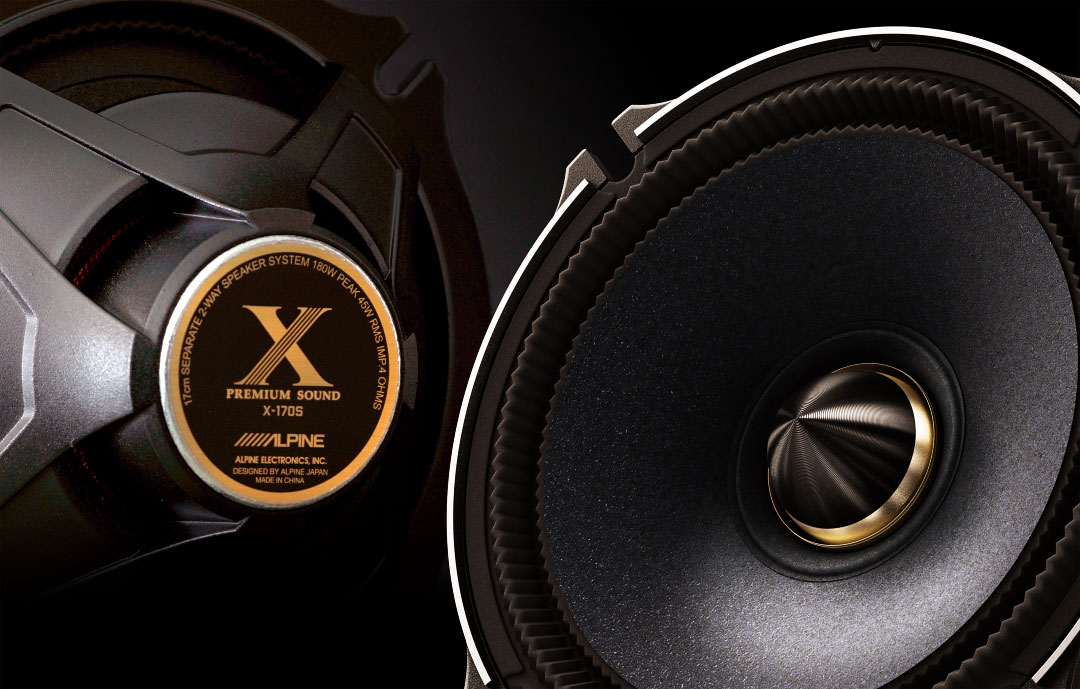 17cm セパレート2ウェイスピーカー | カー用品 アルパイン(ALPINE Japan)