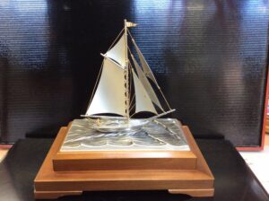武比古作｜銀細工ヨット 買取致しました｜愛品館千葉店 | リサイクル