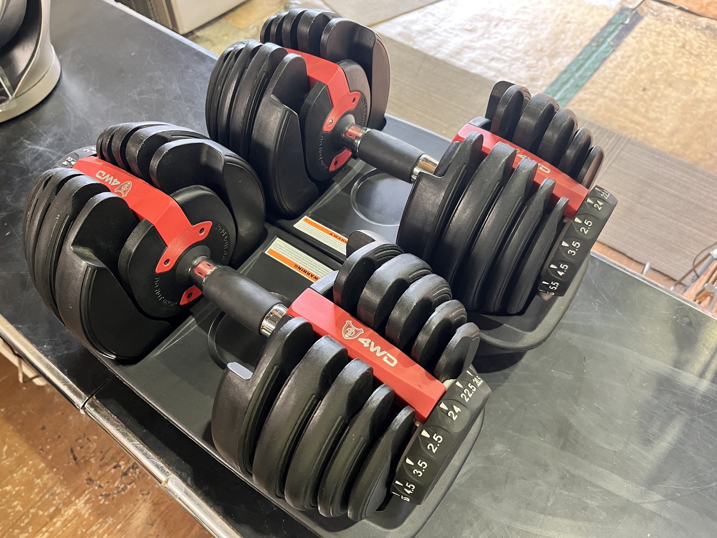 4WD可変式ダンベルセット 2.5kg～24㎏ 買取いたしました｜愛品館市原店