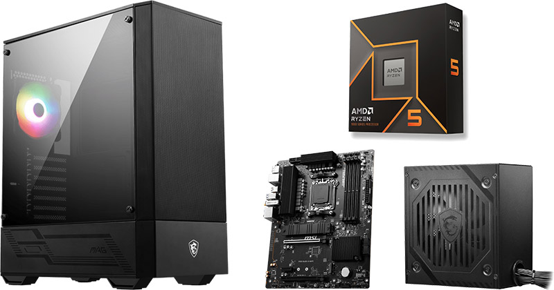 MSI製品でゲーミングPCを組み立てよう！数量限定のお買い得な「MSI×AMD