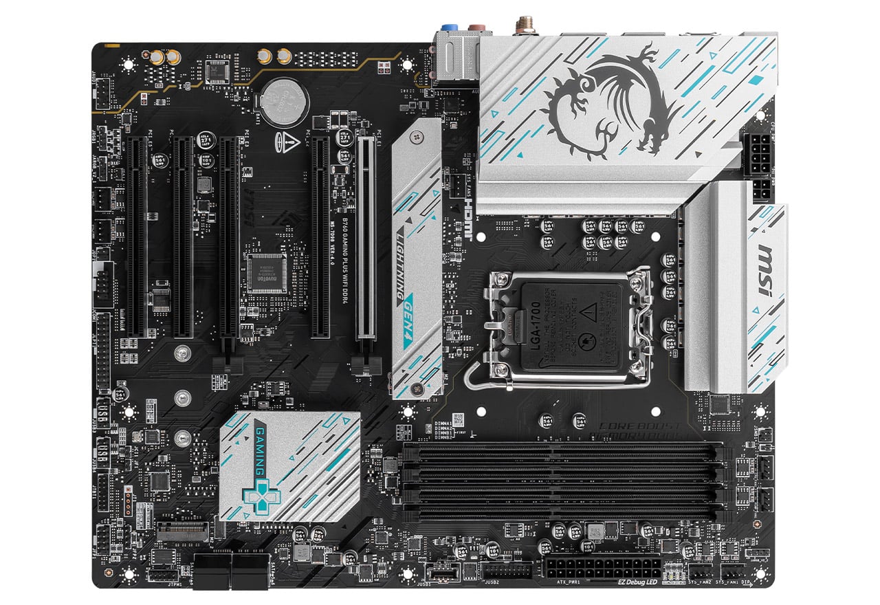 B760 GAMING PLUS WIFI DDR4 | MSI マザーボード Intel B760チップ