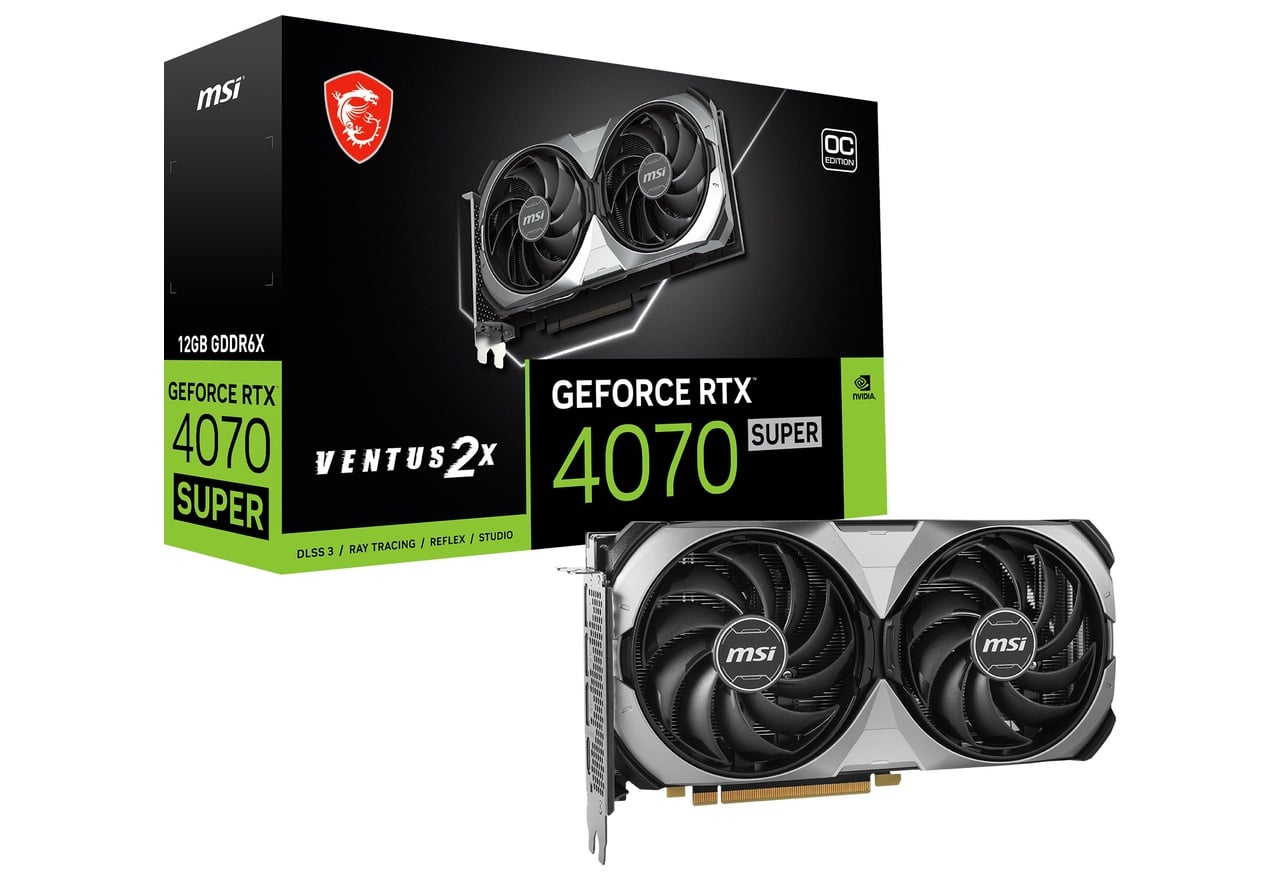 GeForce RTX 4070 SUPER 12G VENTUS 2X OC | MSI グラフィックボード