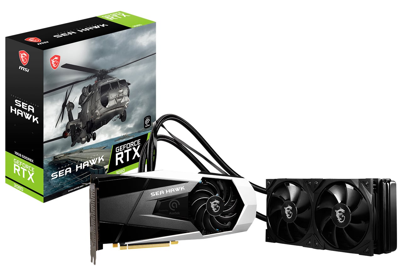 GeForce RTX 3080 SEA HAWK X 10G LHR | MSI グラフィックボード