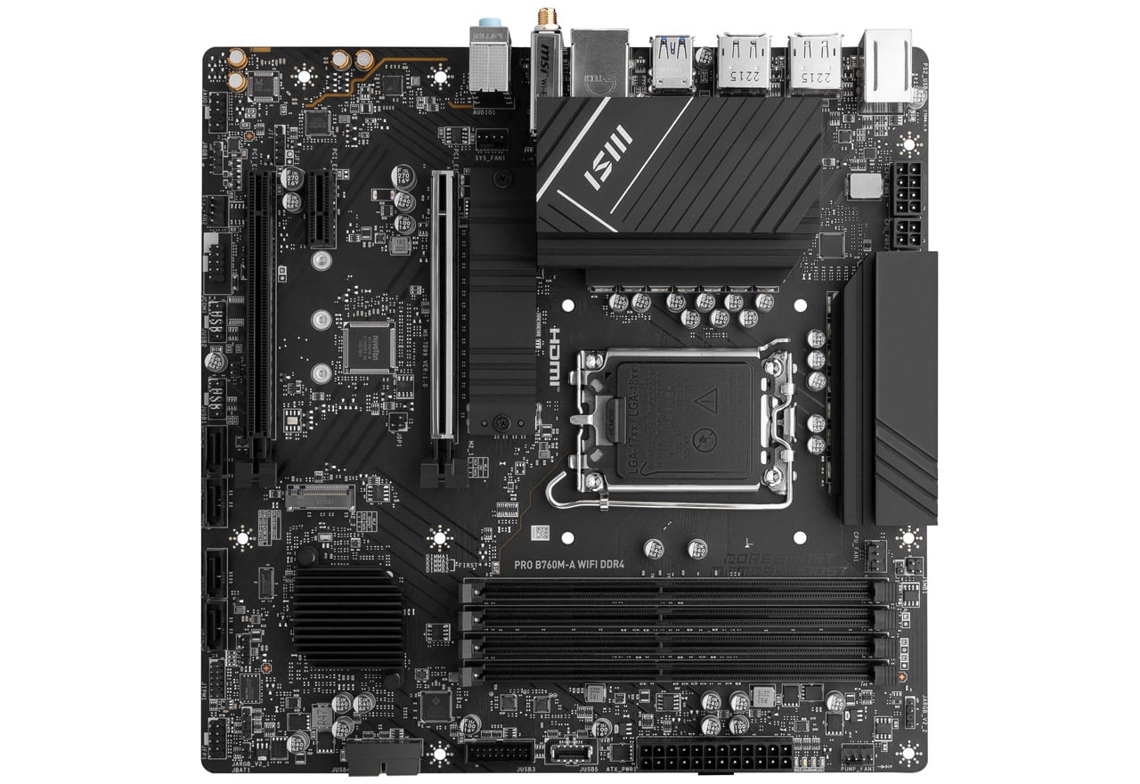 PRO B760M-A WIFI DDR4 | MSI マザーボード Intel B760チップセット