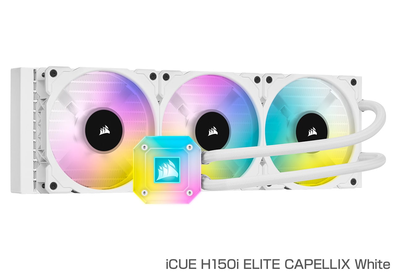 iCUE ELITE CAPELLIXシリーズ | CORSAIR 水冷一体型CPUクーラー | 株式
