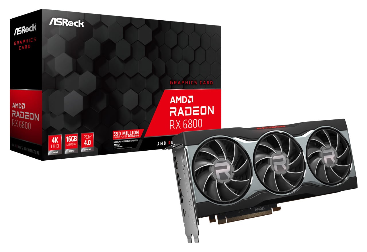 Radeon RX 6800 16G | ASRock グラフィックボード RADEON RX 6800