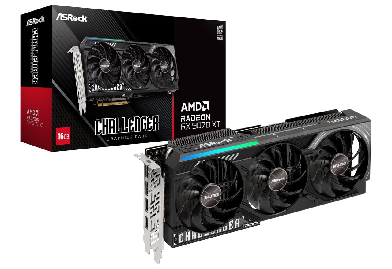 Radeon RX 9070 XT Challenger 16G | ASRock グラフィックボード