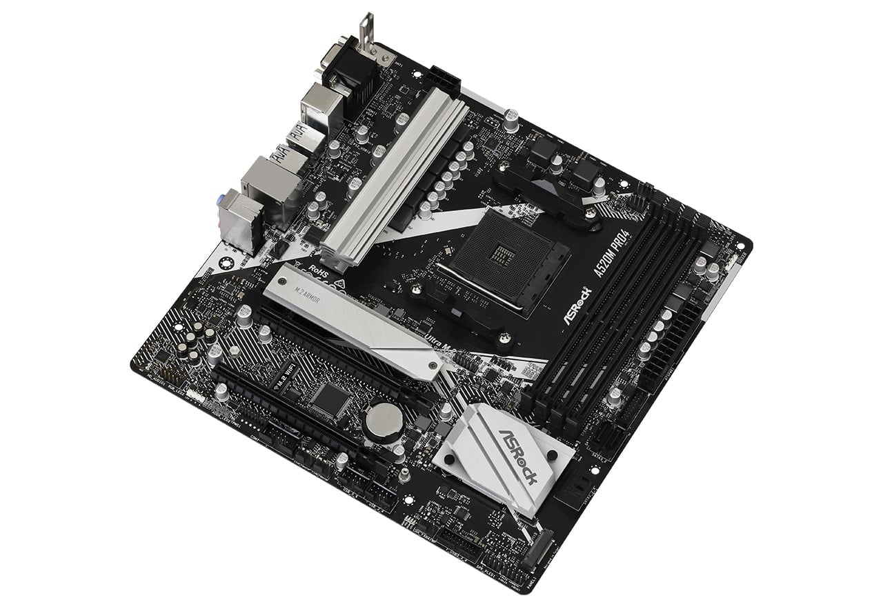 A520M Pro4 | ASRock マザーボード AMD A520チップセット | 株式会社アスク