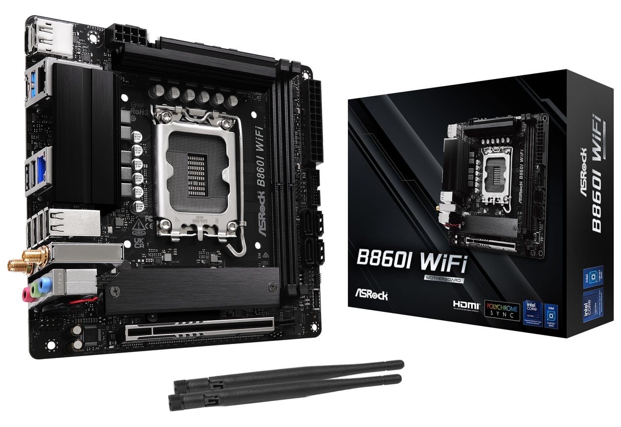 B860I WiFi | ASRock マザーボード Intel B860チップセット | 株式会社