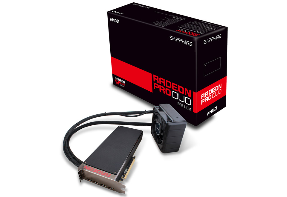 Sapphire Radeon Pro Duo 8G HBM | SAPPHIRE グラフィックボード
