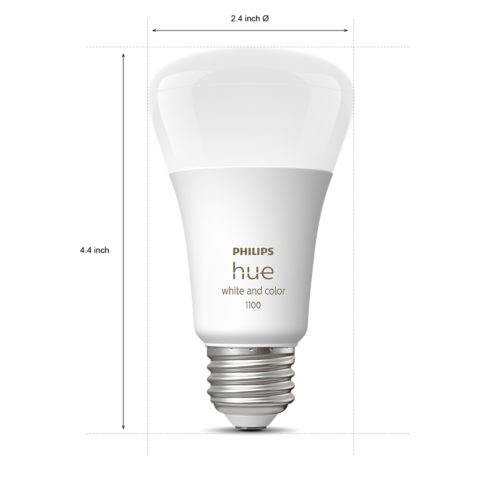 Hue スターター キット: E26 LED 電球 3 個 + Hue ディマースイッチ +
