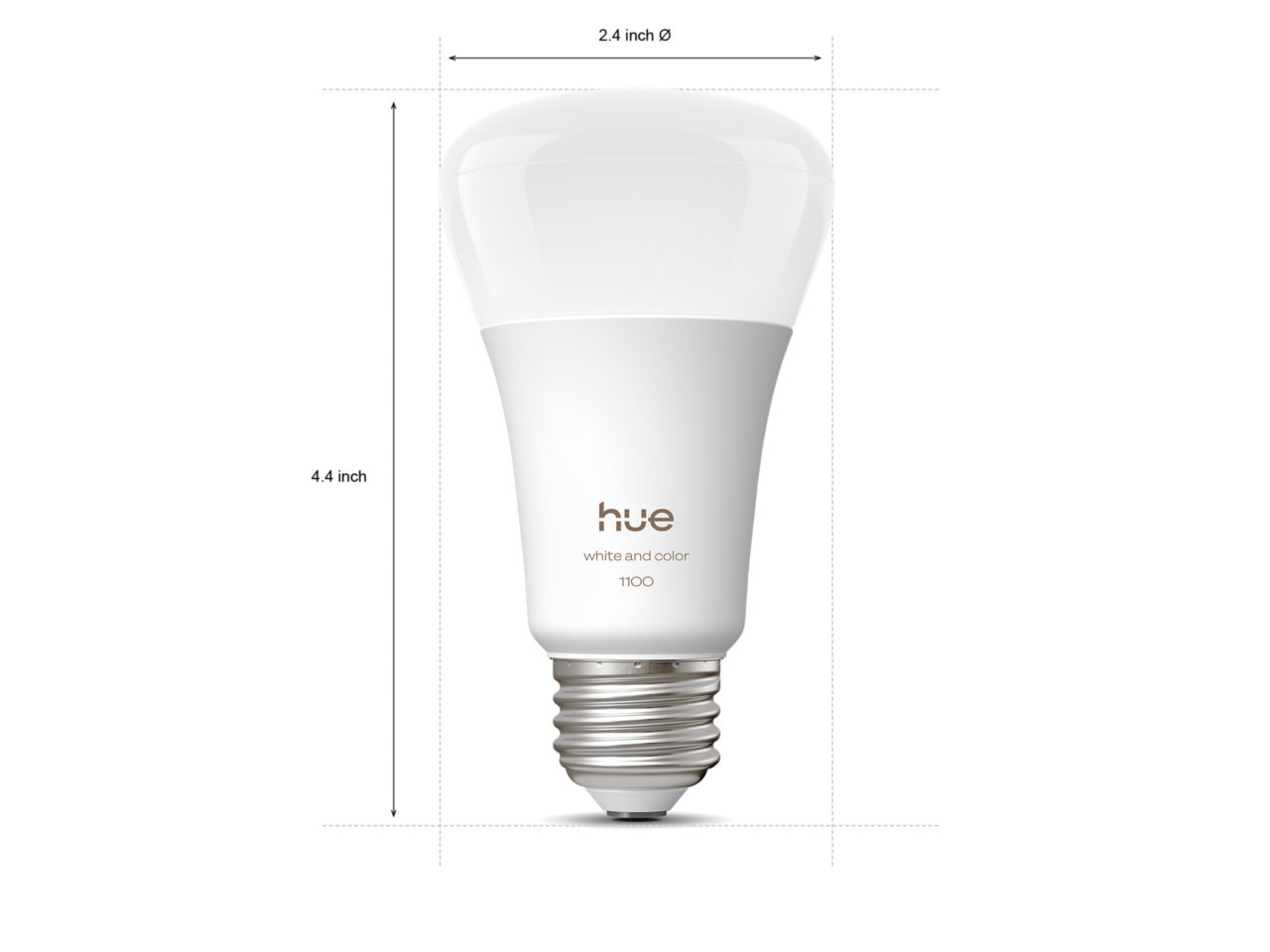 4 A19 colored LED Bulbs E26 + Bridge Pro | Philips Hue