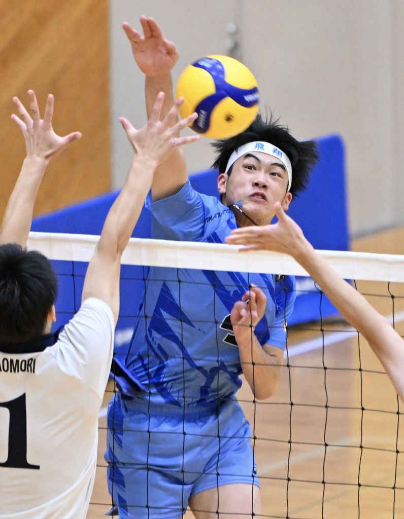 男子バレー浜松修学舎が16強 接戦の第2セット制す【全国高校総体