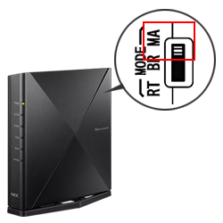 WX5400HPをメッシュ中継機にして、弊社製メッシュ親機に接続する手順