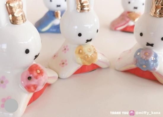 早くも、今年こそ、ひな祭りはミッフィーと一緒に迎えよう！顔が命の