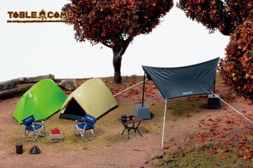 テーブルの上でキャンプ！？モンベルの人気テントやギアが 1/43