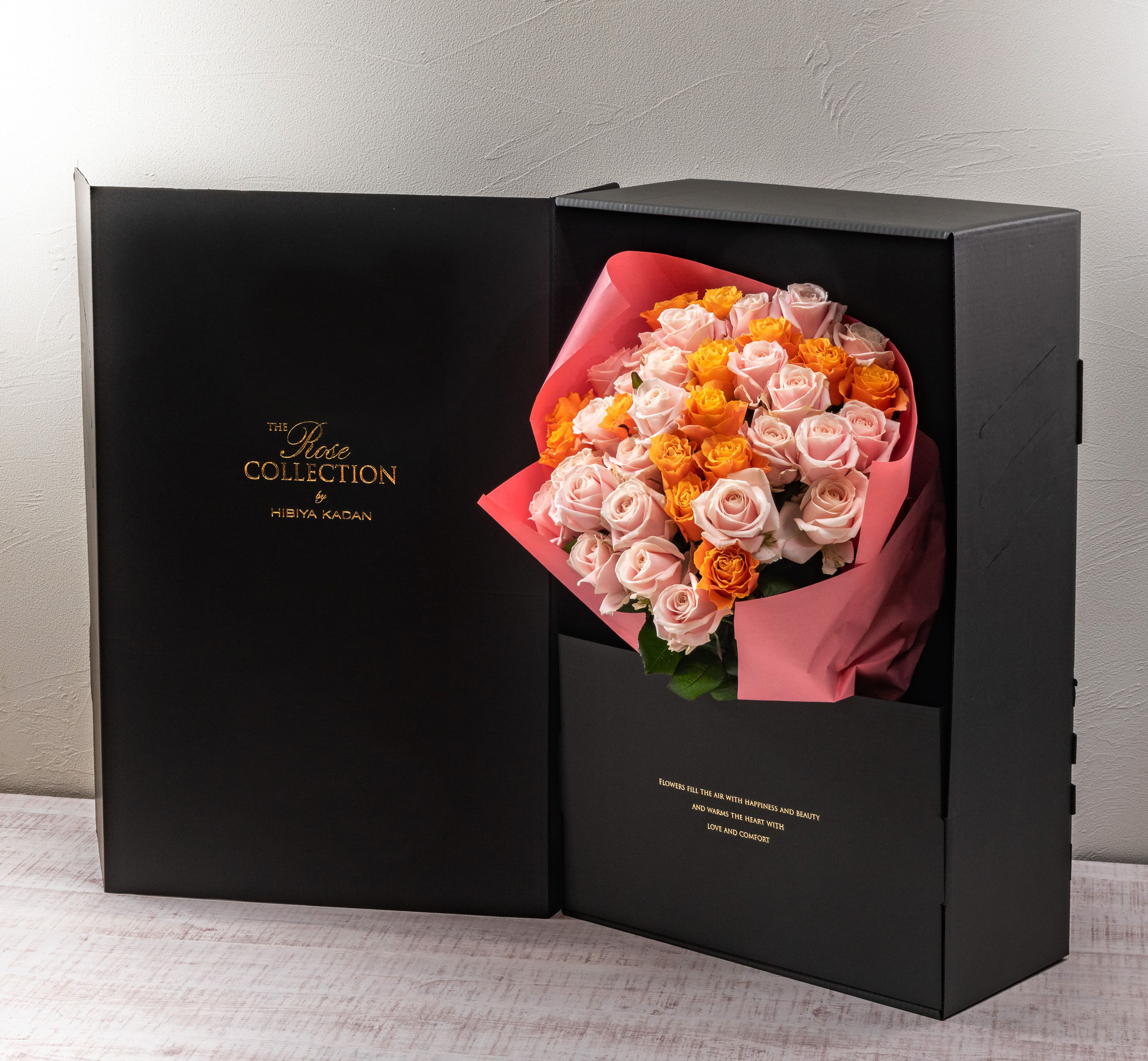 母の日に感動を！ 滋賀県「國枝バラ園」の大輪バラ39本を束ねた