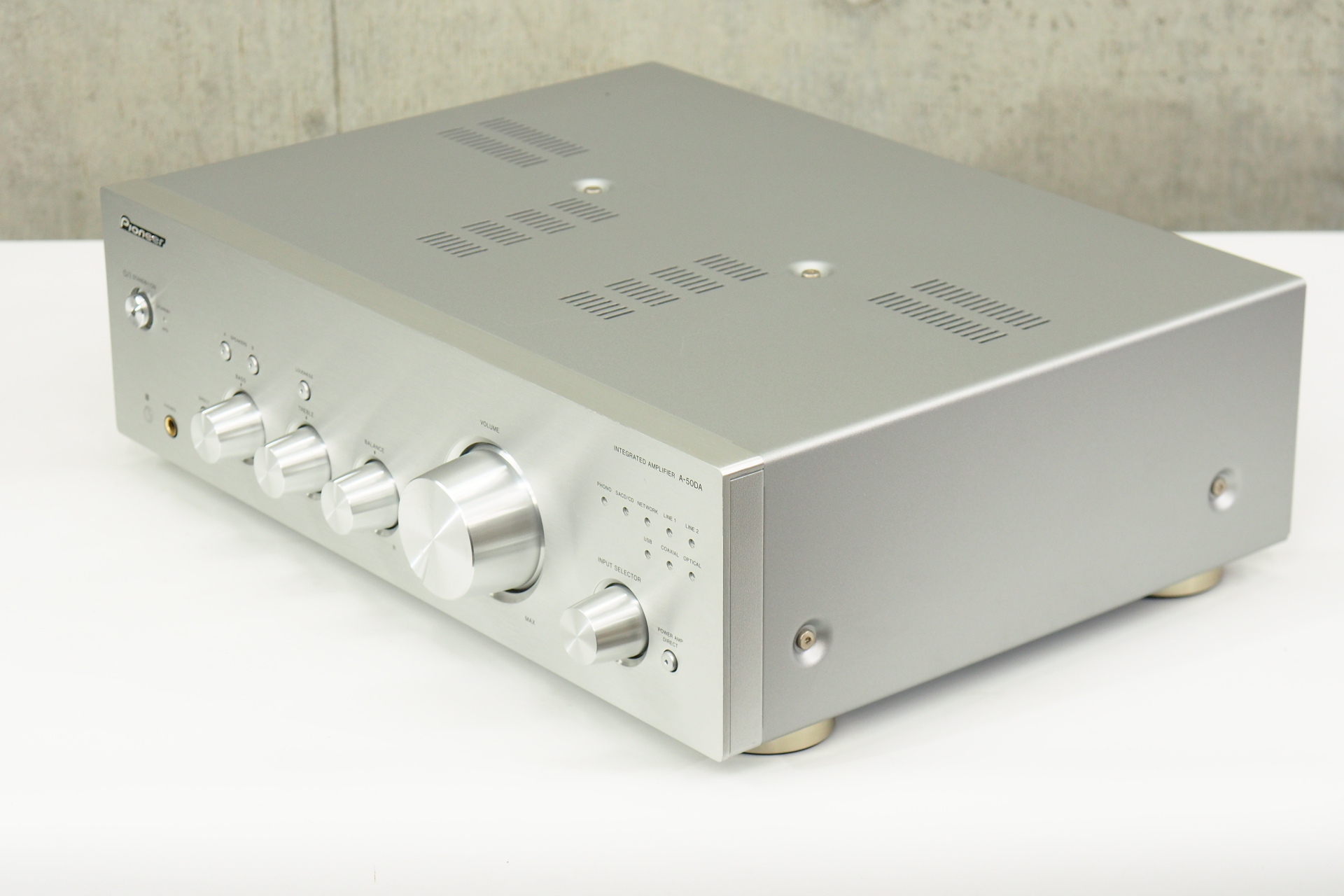 Pioneeer A-515VにDACを搭載 A-50DV 正常動作中アンプ中古 A-515V