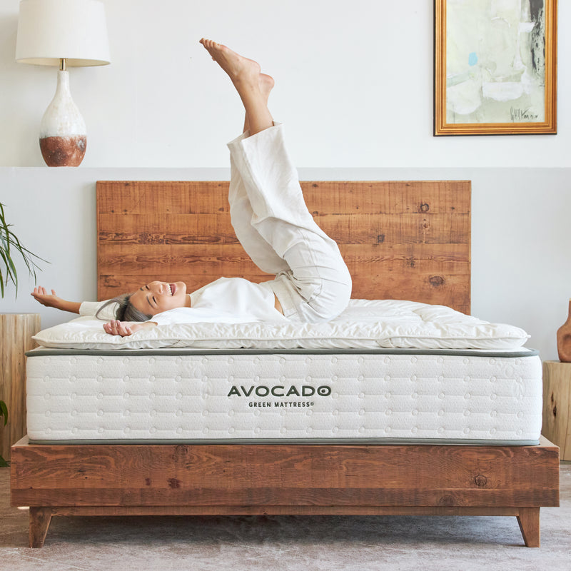 Luxury Alpaca Wool Mattress Toppers | Avocado Green Mattress®