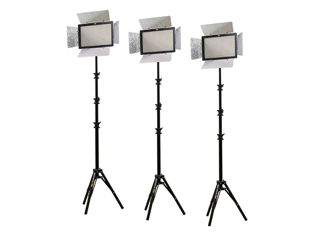 LEDライトVLP-12500XPのレンタル 照明機材の3灯セット｜カメラレンタル