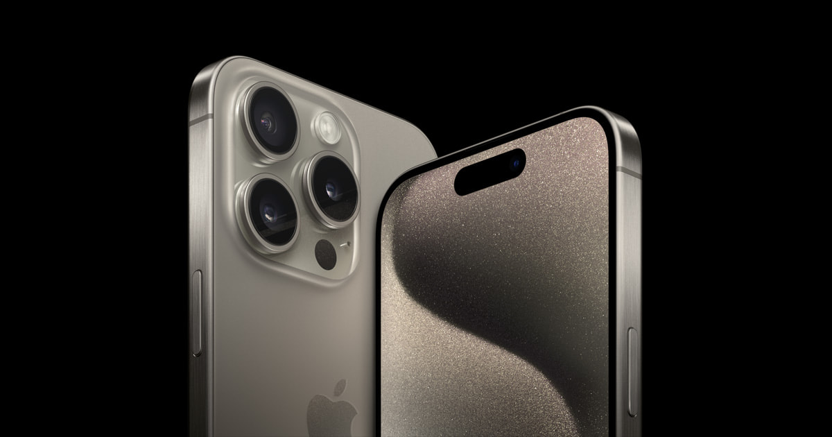 Apple、iPhone 15 ProとiPhone 15 Pro Maxを発表 - Apple (日本)