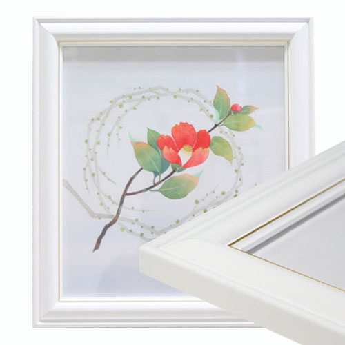 色紙額:ホワイトGL | マルニ額縁画材店