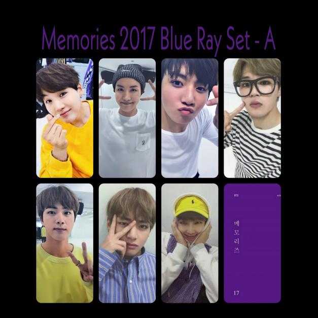 BTS Memories 2017 Blue Ray Photocards | Stay DeLulu!