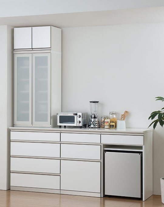 AYANO Atira 食器棚 ホワイトAXシリーズ 美品/お値下げしました】AYANO