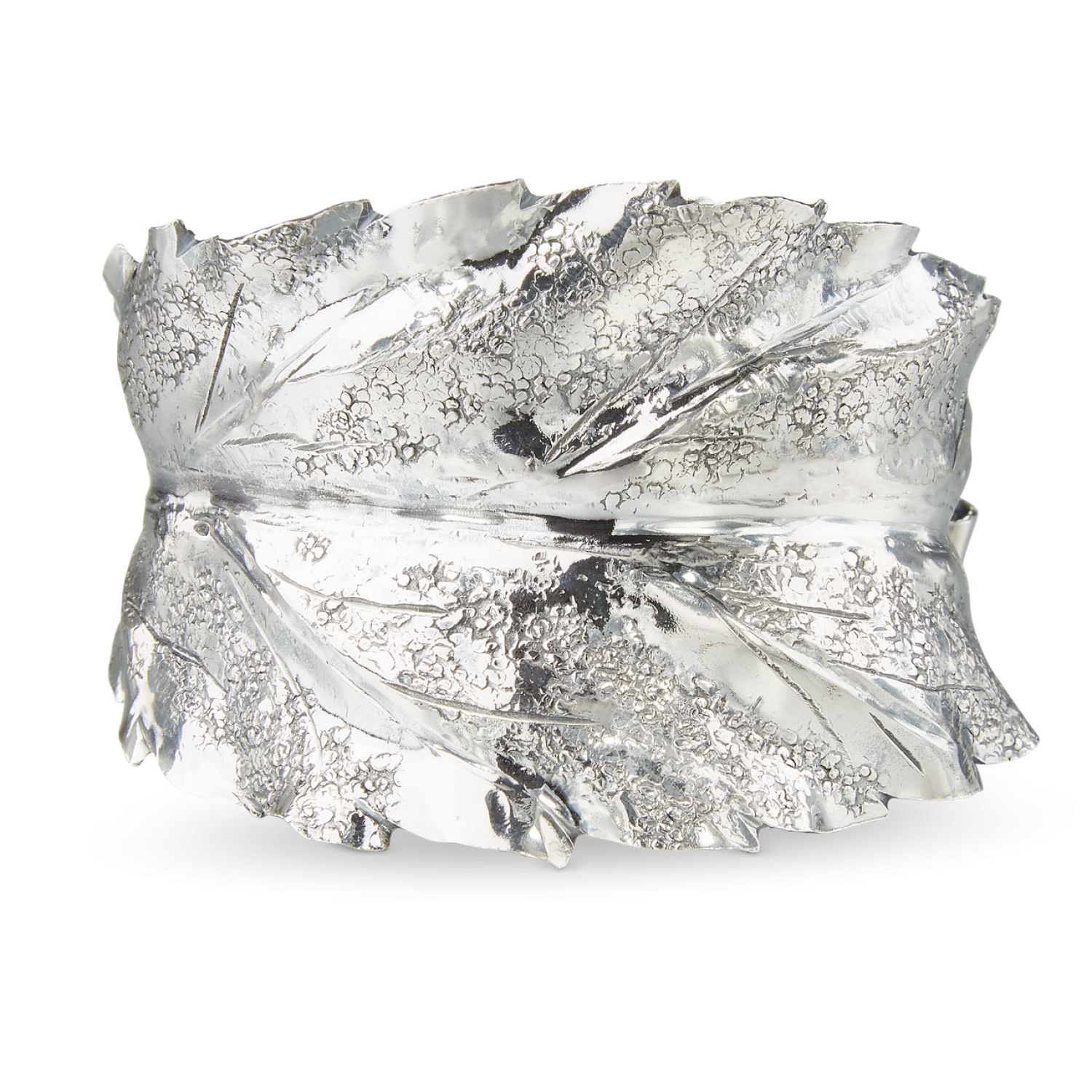 マリオ メドラー シルバー リーフ ブレスレット