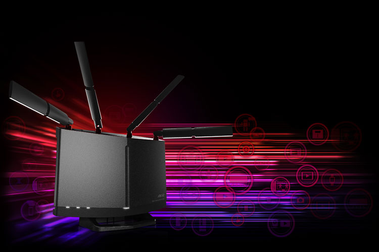 国内初（※）、10GbE有線LAN搭載・新電波法準拠のWi-Fi 6（11ax）8×8 12